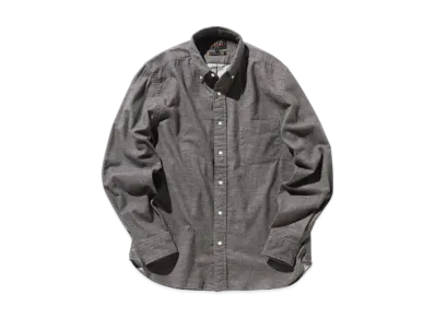 BEAMS B.D. Flannel Solid "Gray"