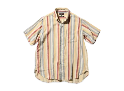 BEAMS B.D. Classic fit Multi Stripe Double Gauze "Beige"