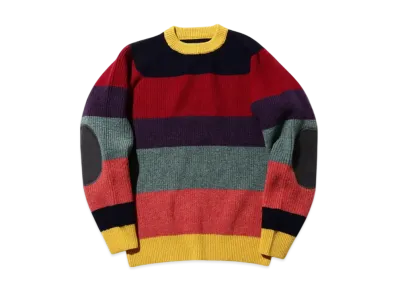 BEAMS Crew Multi Stripe 5G "Multi24F"