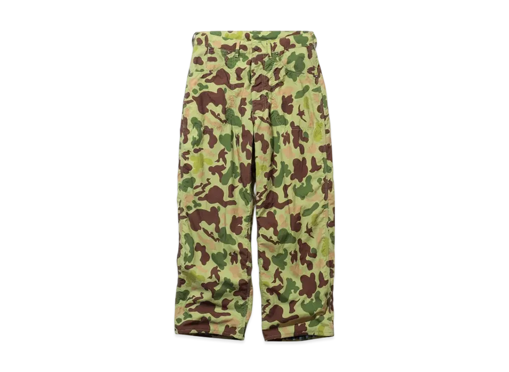 BEAMS Painter Pants Lined Animal Camo "Olive"
