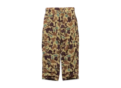 BEAMS Painter Pants Lined Animal Camo "Khaki"
