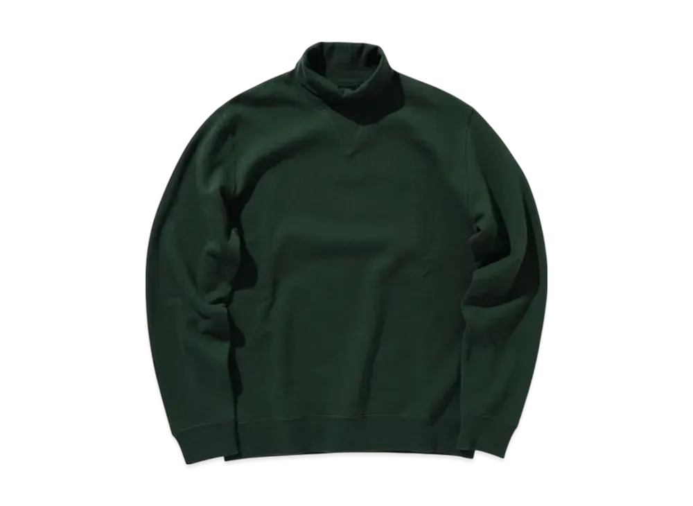 BEAMS Sweat Turtle Neck "Forest"
