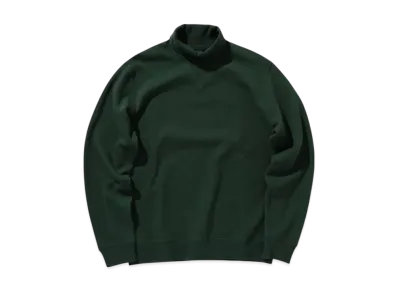 BEAMS Sweat Turtle Neck "Forest"