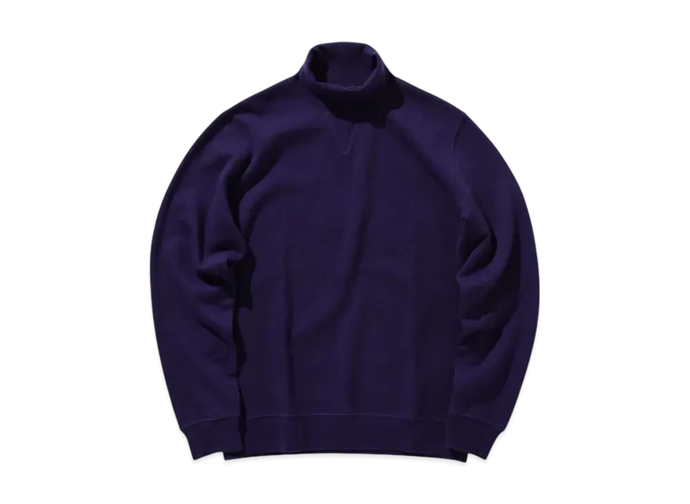 BEAMS Sweat Turtle Neck "Navy"