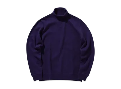 BEAMS Sweat Turtle Neck "Navy"