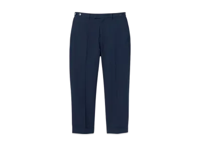 BEAMS IVY Trousers Ankle Cut Seersucker "Navy"