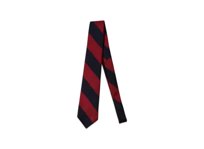 BEAMS IVY Tie Regimental Stripe "Burgundy"