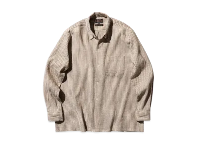 BEAMS Open B.D. Plaid "Beige"