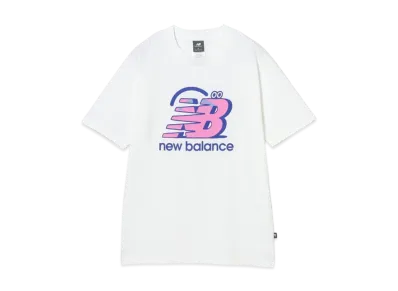 BEAMS T x New Balance x Face Oka Smile T-Shirt "White"