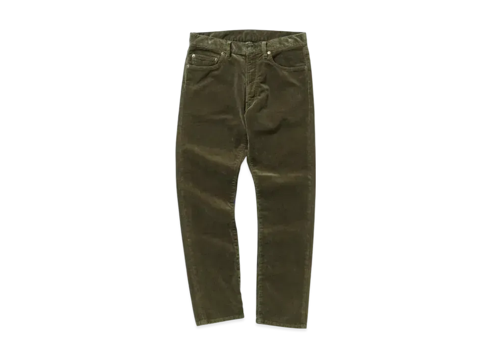 BEAMS 5 Pocket Corduroy "Olive"