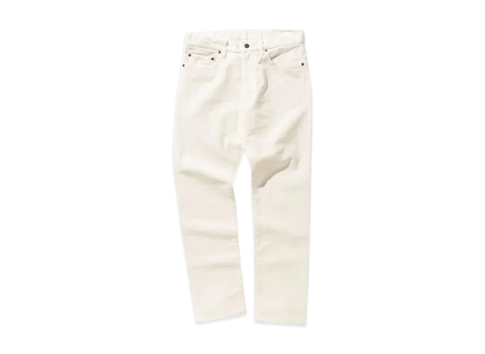 BEAMS 5 Pocket Corduroy "White"