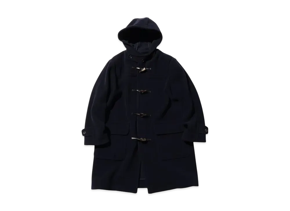 BEAMS Duffle Coat Herringbone "Navy"