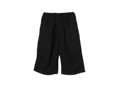 BEAMS Wide Short Slacks "Black"
