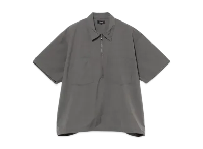 BEAMS Half-zip pullover shirt "Gray"