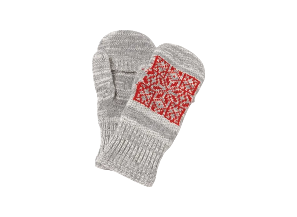 BEAMS Ragg Mitton "Gray"