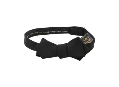 BEAMS Wool Bow Tie Mohair "Chacoal"