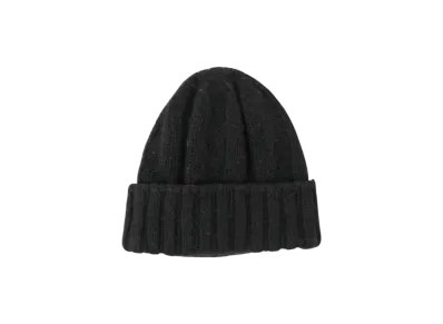 BEAMS Cashmere Rib Watch Cap "Black"