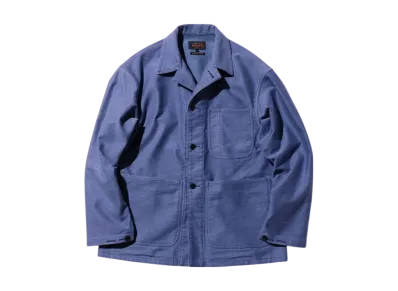 BEAMS MIL Chore Jacket Heavy Moleskin "Purple"