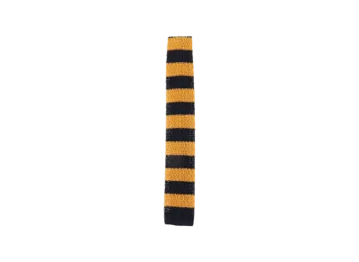 BEAMS Cotton Knit Tie Stripe "Yellow"