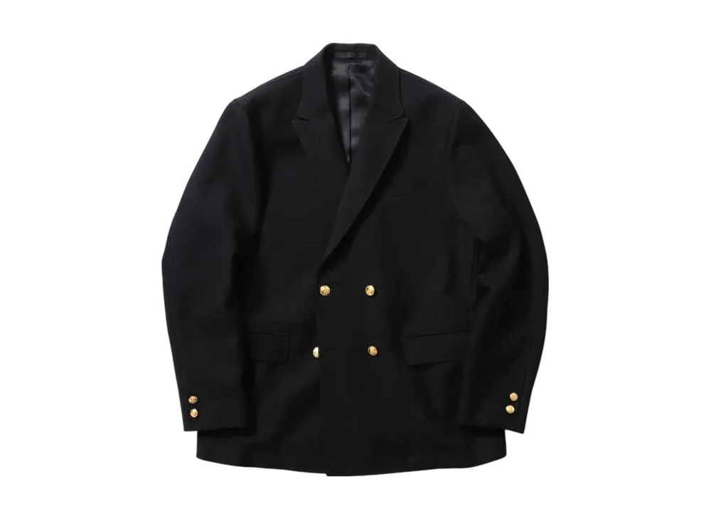 BEAMS 4B Double Breasted Blazer Wool "Navy"