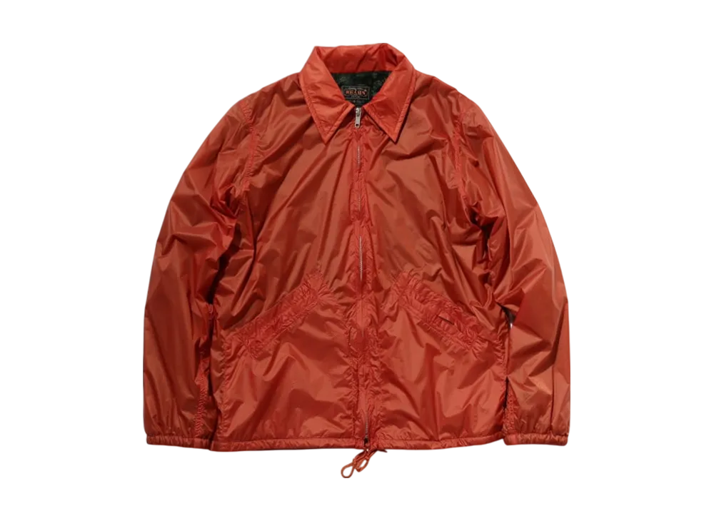 BEAMS Coach Jacket Nylon Fleece "Orange"
