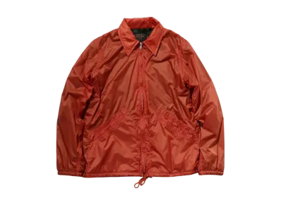 BEAMS Coach Jacket Nylon Fleece "Orange"