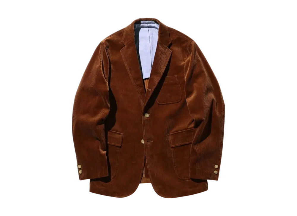 BEAMS 3B Jacket Corduroy "GoldenBrown"