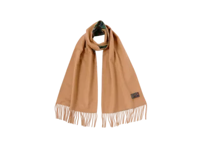 BEAMS Silk/Cashmere Reversible Stole "GreenBeige"