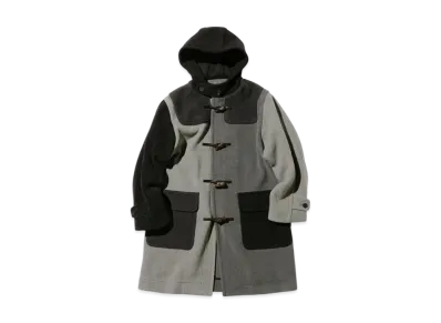 BEAMS Duffle Coat Herringbone Panel "Gray"