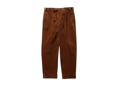 BEAMS IVY Trousers Ankle Cut Corduroy "Brown"