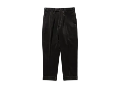BEAMS IVY Trousers Ankle Cut Corduroy "ChacoalGray"