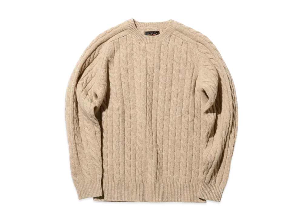 BEAMS Crew Cable 5G "Beige"