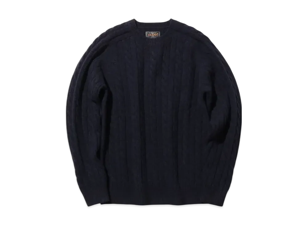 BEAMS Crew Cable 5G "Navy"