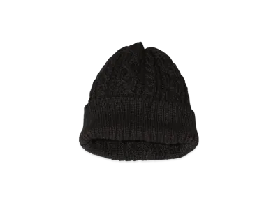 BEAMS Cable Watch Cap "Black"