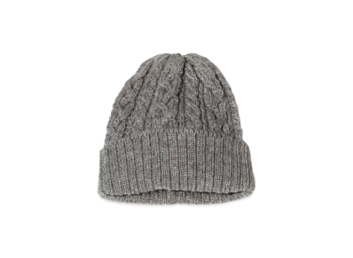 BEAMS Cable Watch Cap "ChacoalGray"