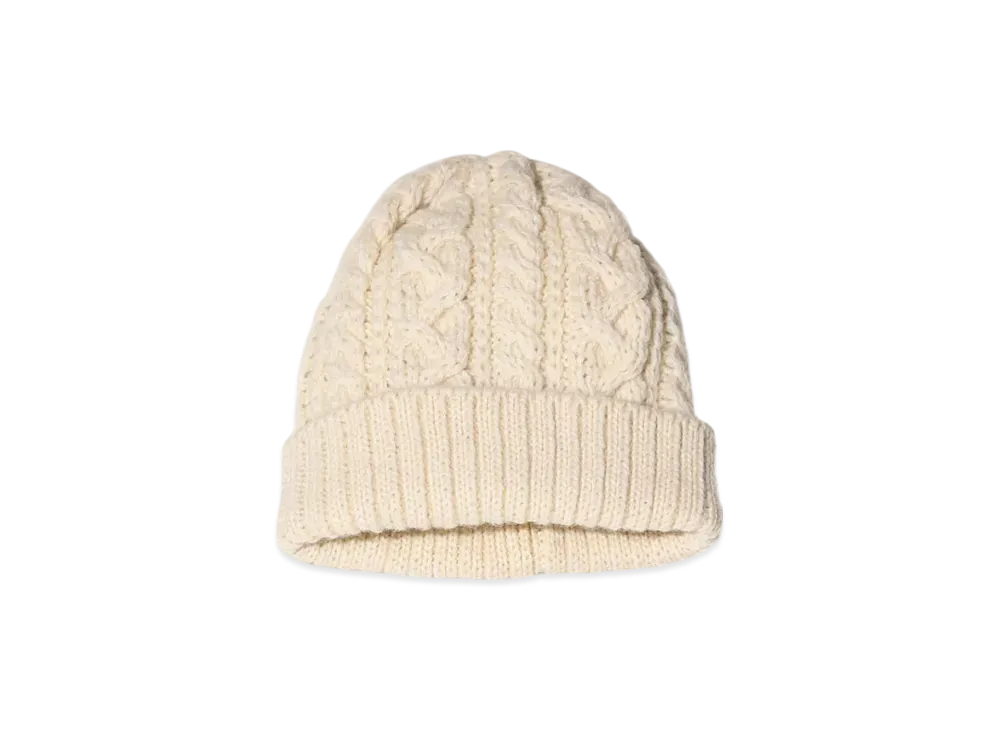 BEAMS Cable Watch Cap "Natural"