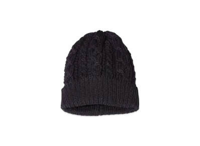 BEAMS Cable Watch Cap "Navy"