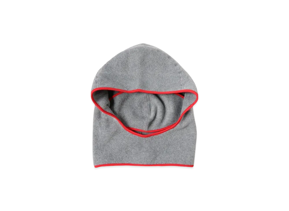 BEAMS Fooded Neck Gaiter "Gray/Red"