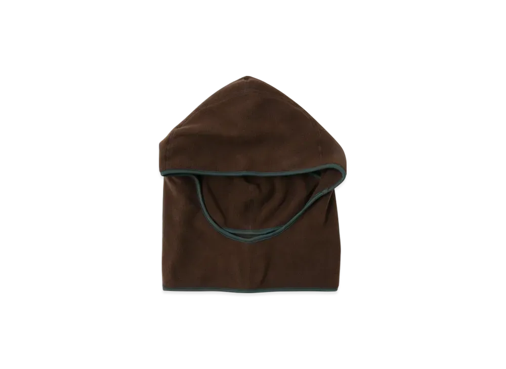 BEAMS Fooded Neck Gaiter "Brown/Red"