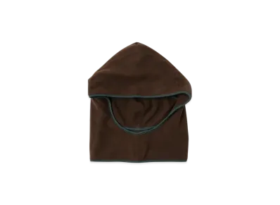 BEAMS Fooded Neck Gaiter "Brown/Red"