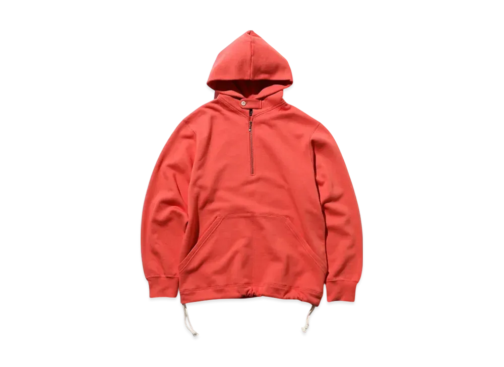 BEAMS Sweat Half Zip Hoodie "Red"