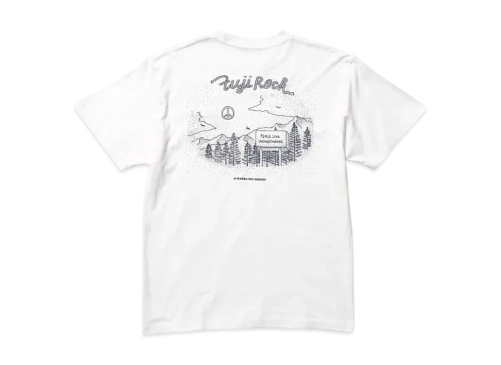 BEAMS FUJI ROCK FESTIVAL'25 UENO KOSEI Landscape T-Shirt "White"