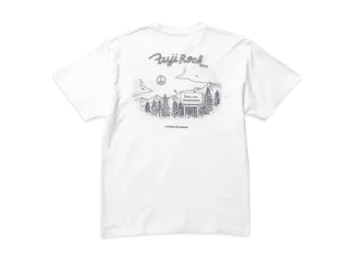 BEAMS FUJI ROCK FESTIVAL'25 UENO KOSEI Landscape T-Shirt "White"