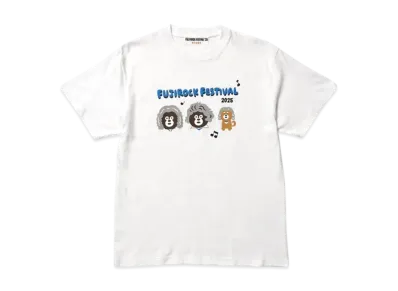 BEAMS FUJI ROCK FESTIVAL'25 The Wonderful! Design Works. Legend Bear T-Shirt "White"