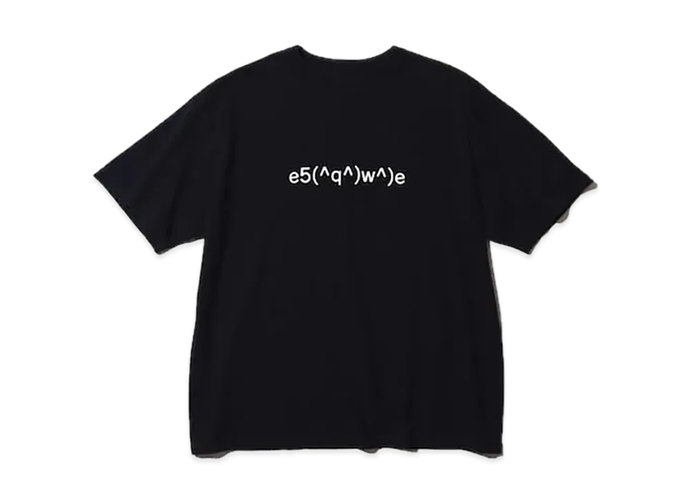 BEAMS x esqwe EISUKE HOSHI sqwetch T-Shirt "Black"