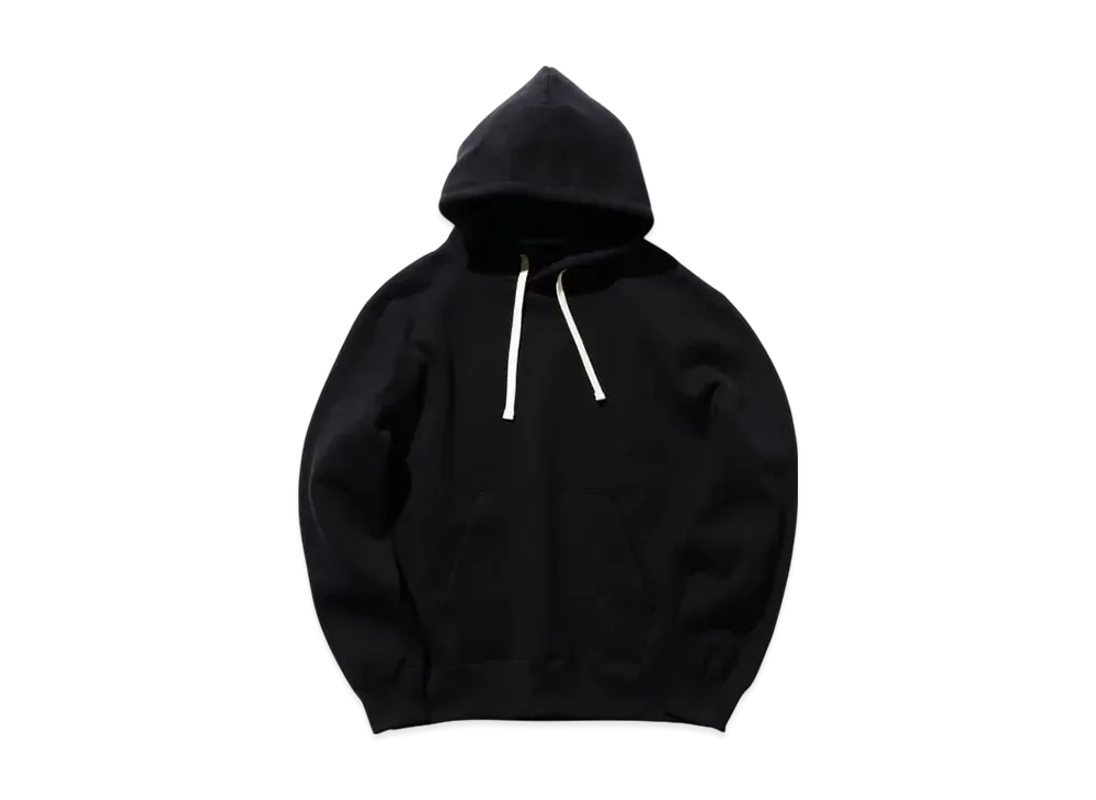 BEAMS Sweat Pullover Hoodie Raised Back "Black"