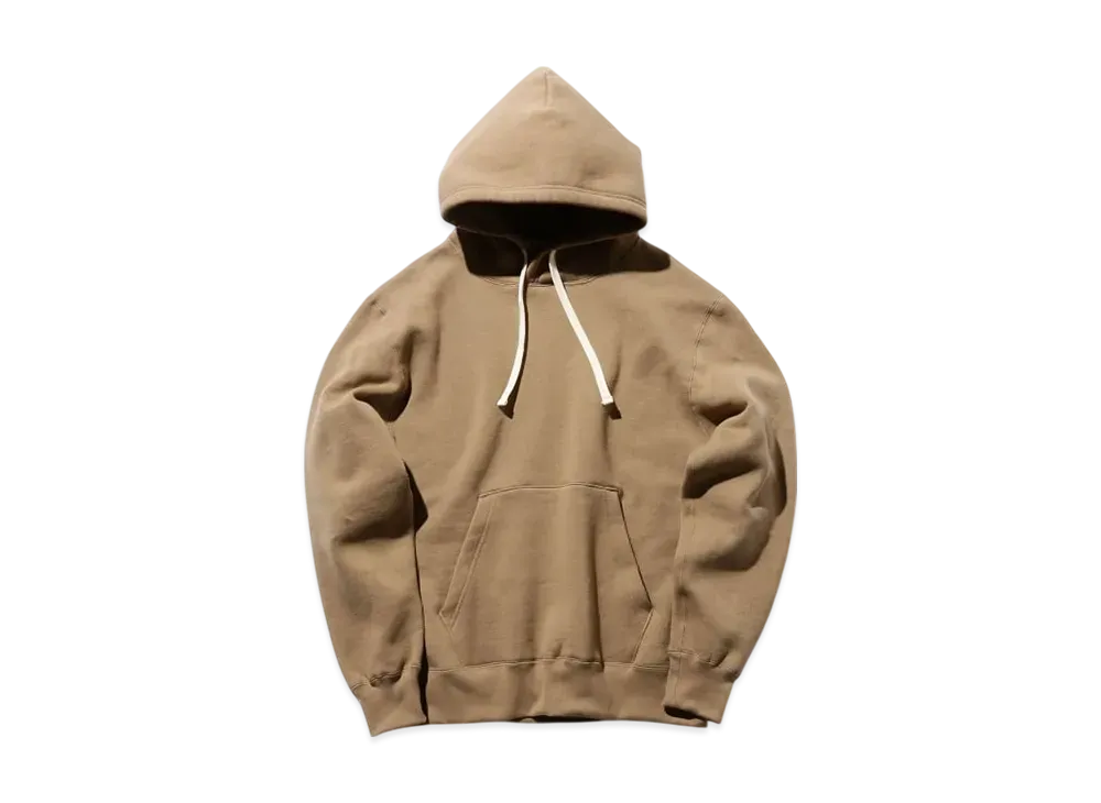 BEAMS Sweat Pullover Hoodie Raised Back "Khaki"