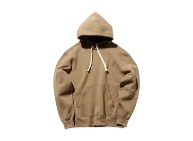BEAMS Sweat Pullover Hoodie Raised Back "Khaki"