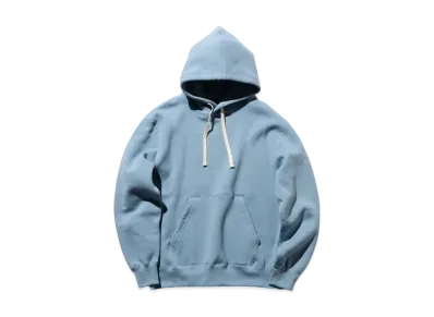 BEAMS Sweat Pullover Hoodie Raised Back "Sax"