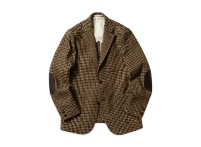 BEAMS 3B Jacket Elbow Patch Harris Tweed "Gunclub"